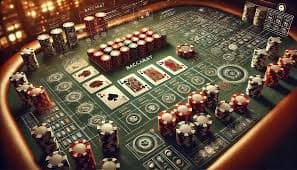 Meja roulette Eropa K di layar ponsel